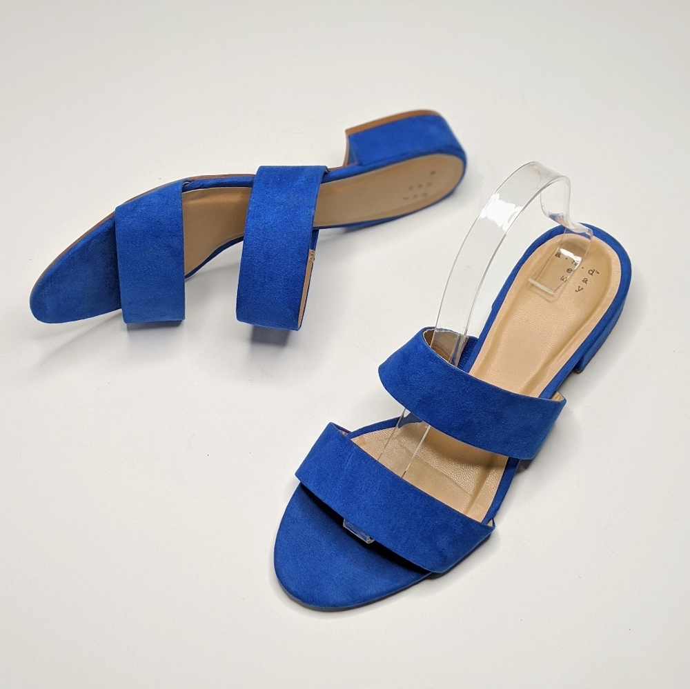 A New Day Kyrielle Blue Slide Sandals Size 9